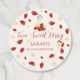 Two Sweet Berry Strawberry 2歳の誕生日 フェイバータグ