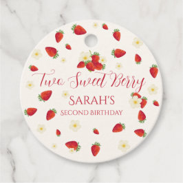 Two Sweet Berry Strawberry 2歳の誕生日 フェイバータグ