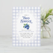 Two Sweet Blueberry Birthday 招待状 (スタンド正面)