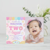 TWO SWEET RAINBOW DOUT 2nd Birthday写真 招待状 (スタンド正面)
