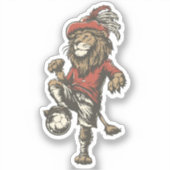 Two‑Tailed Lion Striker シール (正面)