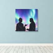 Two Teachers, One Silence キャンバスプリント (インサイチュ (ウッドフロア))