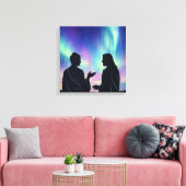 Two Teachers, One Silence キャンバスプリント (インサイチュ (リビング))