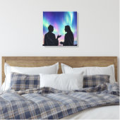 Two Teachers, One Silence キャンバスプリント (インサイチュ (寝室))