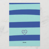 Two the Beach 2nd Birthday 招待状 (裏面)