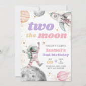 Two the Moon バースデー 招待状 (正面)