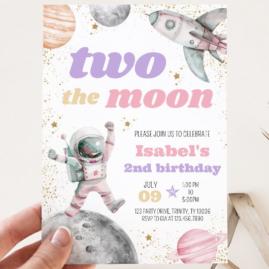 Two the Moon バースデー 招待状