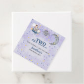 Two The Moon 男の子 スペース ロケット 2歳の誕生日 フェイバータグ (インサイチュ)