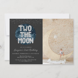 Two the Moon | 2歳の誕生日パーティーの招待状
