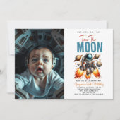 Two the Moon 2nd Birthday宇宙写真 招待状 (正面)