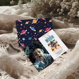 Two the Moon 2nd Birthday宇宙写真 招待状