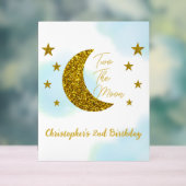 Two The Moon 2nd Birthday Acrylic Sign アクリルサイン (ニュートラル)
