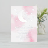 Two The Moon 2nd Birthday Foil Invitation 箔招待状 (立ち正面)