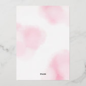 Two The Moon 2nd Birthday Foil Invitation 箔招待状 (裏面)