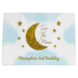 Two The Moon 2nd Birthday Large Gift Bag ラージペーパーバッグ
