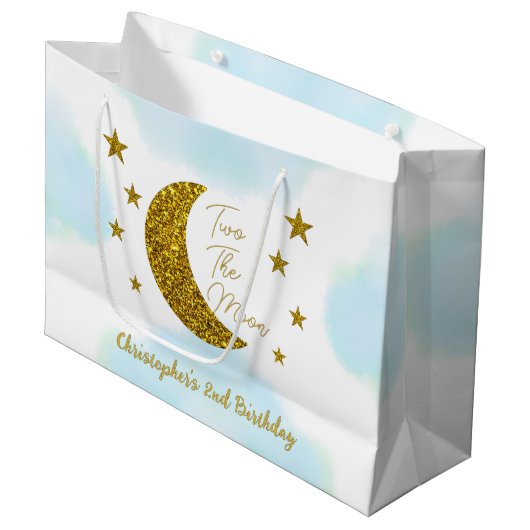 Two The Moon 2nd Birthday Large Gift Bag ラージペーパーバッグ (正面アングル)