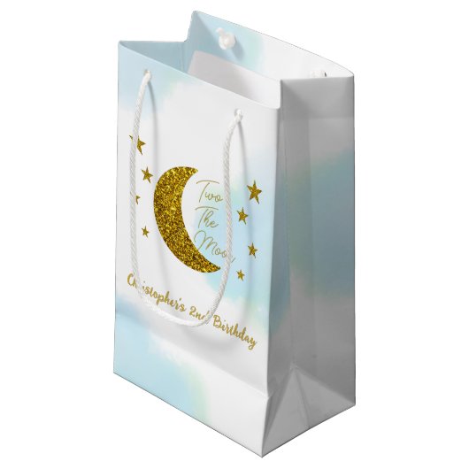 Two The Moon 2nd Birthday Small Gift Bag スモールペーパーバッグ (正面アングル)