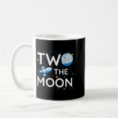 Two The Moon 2nd Planets Lover Birthday Space Rock コーヒーマグカップ (左)