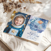 Two the Moon and back宇宙写真2nd Birthday 招待状