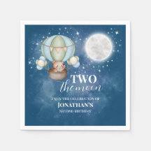 Two The Moon Boy Bear Balloon 2歳の誕生日 