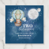 Two The Moon Boy Bear Balloon 2nd Birthday  フェイバータグ (裏面)