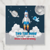 Two The Moon Boy Space Rocket 2nd Birthday  フェイバータグ (裏面)