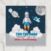 Two The Moon Boy Space Rocket 2nd Birthday  フェイバータグ (正面)
