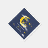 Two The Moon Elegant Gender Neutral 2nd Birthday  スタンダードカクテルナプキン (角)