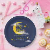 Two The Moon Elegant Gender Neutral 2nd Birthday  ペーパープレート (パーティー)