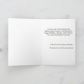 Two The Moon | Modern Space 2nd Birthday Décor カード (内部)