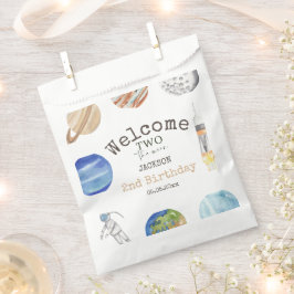 Two The Moon | Modern Space 2nd Birthday Décor フェイバーバッグ