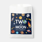 Two The Moon Outer Space Planet誕生日パーティー フェイバーバッグ (正面)