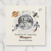 Two The Moon Planets Gender Neutral 2nd Birthday  フェイバータグ (裏面)