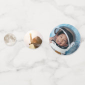 Two the Moon Rocket Ship 2nd誕生日パーティー写真 コンフェッティ (裏面)