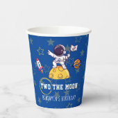 Two The Moon Second Birthday Boy Paper Cups 紙コップ (左)