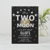 Two the Moon Second Birthday Invitation 招待状 (スタンド正面)
