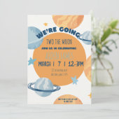 Two The Moon Second Birthday Invitation  招待状 (スタンド正面)