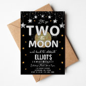 Two the Moon Second Birthday Invitation 招待状