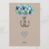 Two The Races, Blue Horse 2nd Birthday 招待状 (裏面)