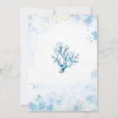 TWO the sea birthday invitation 招待状 (裏面)