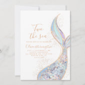 TWO the Sea Mermaid 2nd Birthday招待状 招待状 (正面)