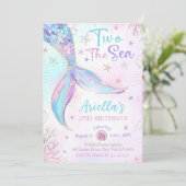 TWO the Sea Mermaid Second Mermaid誕生日 招待状 (スタンド正面)