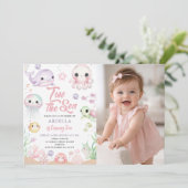 Two The Sea Ocean Animals 2nd Birthday Photo 招待状 (スタンド正面)