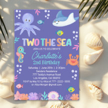 TWO the SEA – Under the Sea 2nd Birthday for Girls