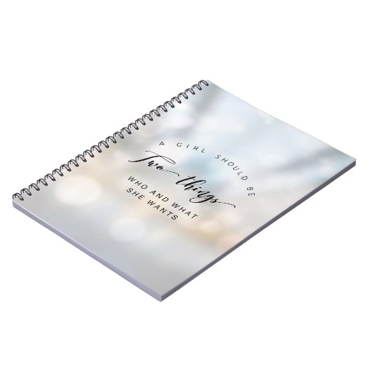 Two Things Notebook (80ページB&W) ノートブック (左側)