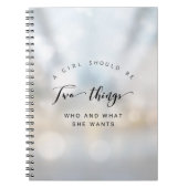 Two Things Notebook (80ページB&W) ノートブック (正面)