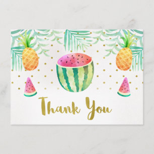 Two-tii Fruttiの誕生日のサンキューカード サンキューカード