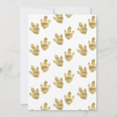 TWO to be WILD恐竜テーマ誕生日パーティー 招待状 (裏面)