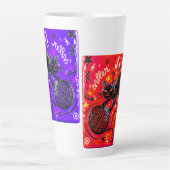 Two-Tone Black Cat カフェラテマグ (正面)