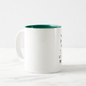 two tone emerald green interior coffee mug ツートーンマグカップ (正面左)